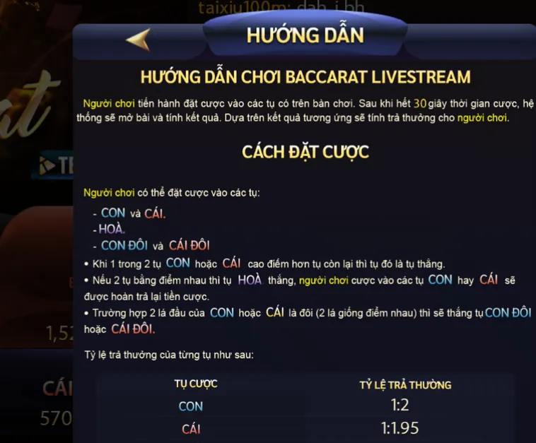 Baccarat Livestream Tại SunWin Sân Chơi Bài Đỉnh Cao Của Những Cao Thủ