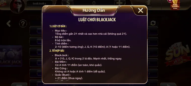 Black Jack Tại SunWin Trải Nghiệm Sòng Bạc Đẳng Cấp Thế Giới Cho Mọi Game Thủ