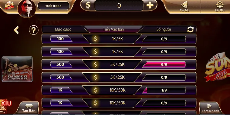 Poker Tại SunWin Sân Chơi Đỉnh Cao Cho Mọi Bài Thủ Chuyên Nghiệp