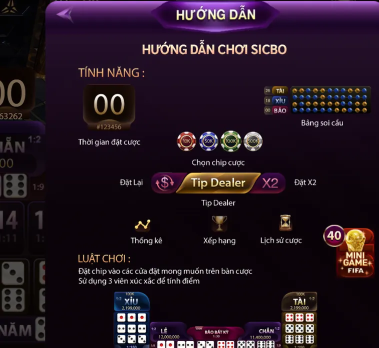 Sicbo Livestream Tại SunWin Săn Tiền Thưởng Khủng Với Trò Chơi Xúc Xắc