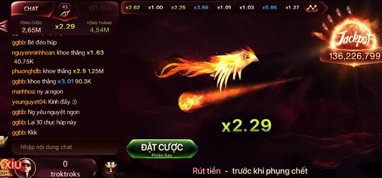 Minigame Sun Phụng Tại SunWin Chinh Phục Huyền Thoại Phượng Hoàng Rực Rỡ