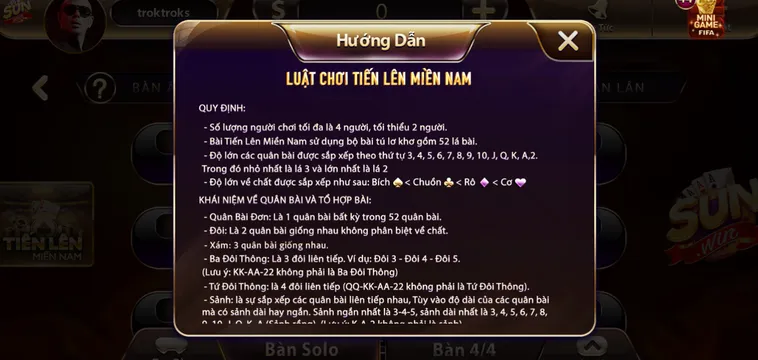 Chinh Phục Bàn Chơi Tiến Lên Miền Nam Tại SunWin Với Trải Nghiệm Đỉnh Cao