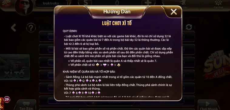 Xì Tố Tại SunWin Sân Chơi Đỉnh Cao Cho Những Cao Thủ Bài Bạc
